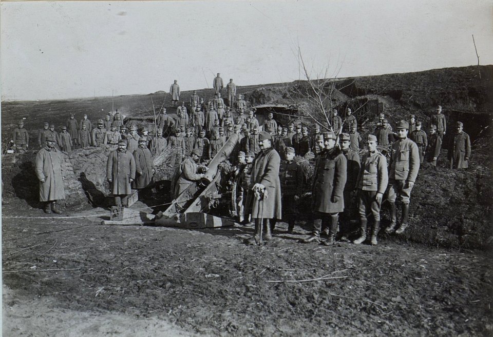 15 cm Haubitze in Stellung bei Tudynka (BildID 15439321)