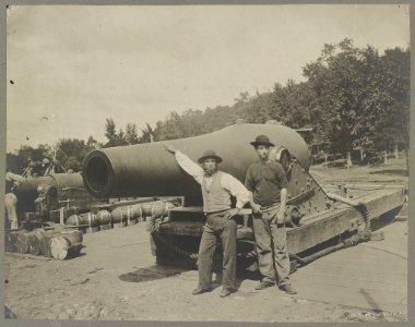 15 in. gun near Wash., D.C. Aug. 1865 LCCN2012646729