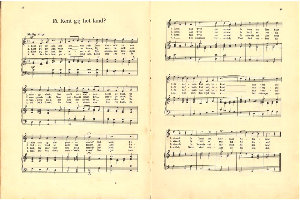 15 Kent gij het land, pagina 18 & 19
