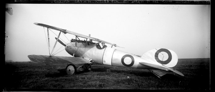 15-11-17. Chaudun. Escuade SPA 65. Biplan allemand Albatros - Fonds Berthelé - 49Fi1079