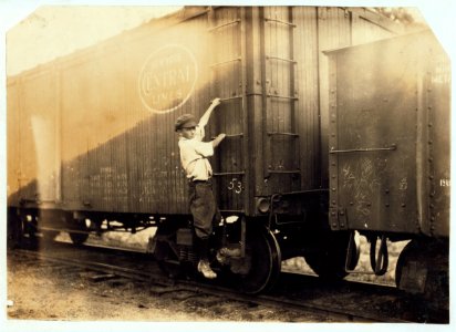 15-year old boy who says he works some for the railroad. LOC nclc.05121 photo