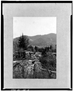 15. Photocopied June 1978. WHEEL HOUSE RUINS OF 'NEW' FURNACE. SEGMENT GEAR REMNANTS VISIBLE STANDING IN WHEEL PIT IN F - LOC - hhh.ny0915.photos.116620p photo