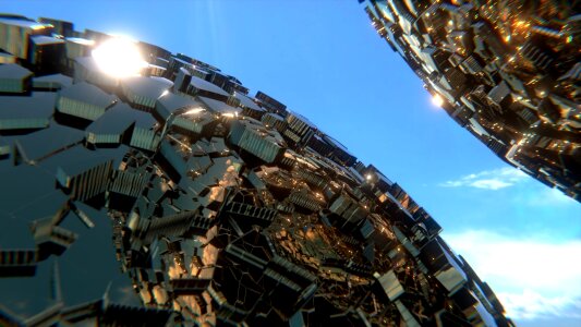 Forward planet spaceship