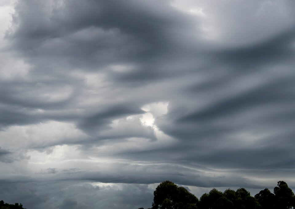 Grey cloudscape storm