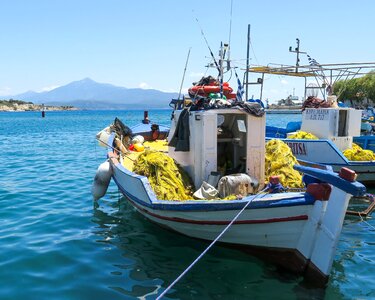 Grækenkland boat sea photo