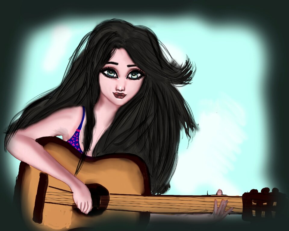 Guitarra musica draws