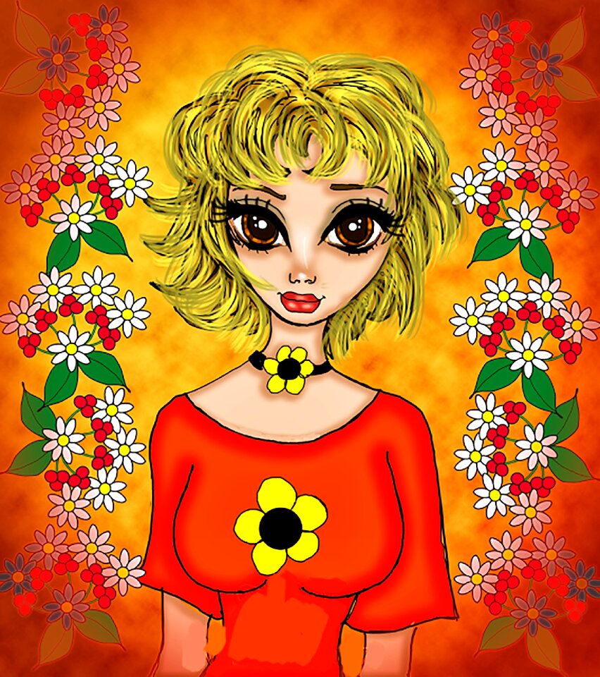 Rubia chica draws