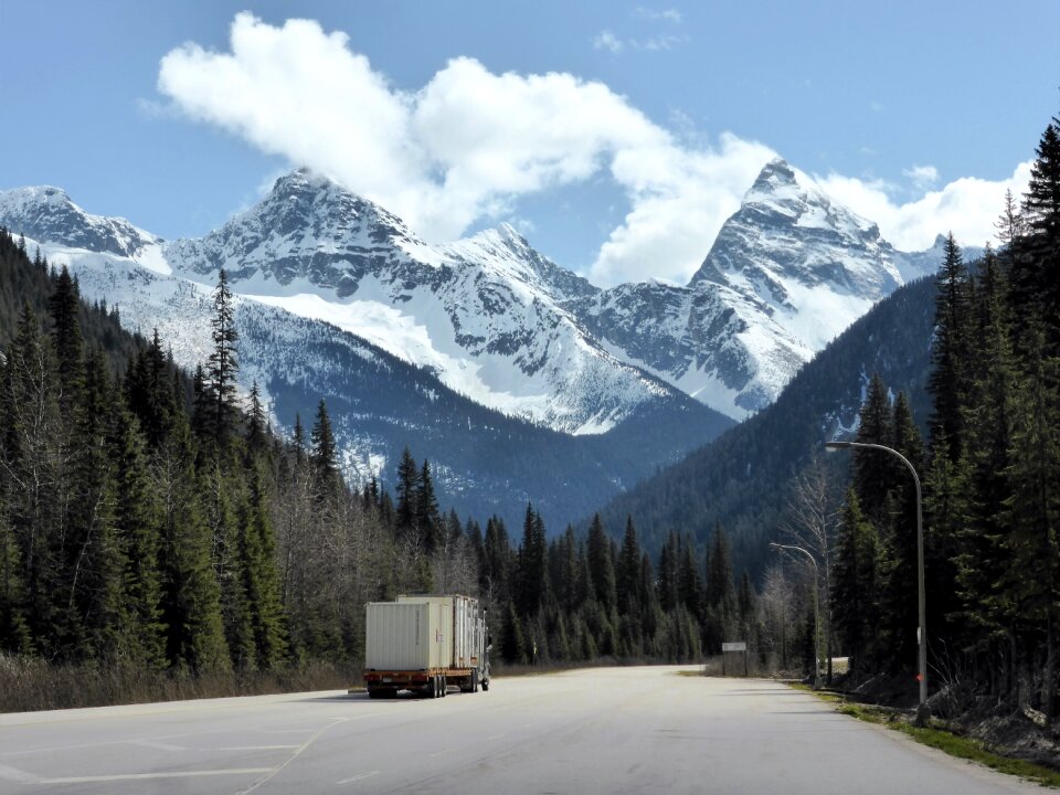 Winter landscape national park photo