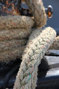 Boat rope fishing photo