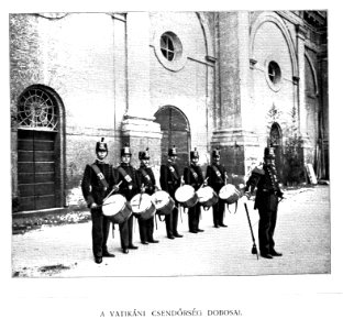 158a Drummers Vatican Gendarmerie photo