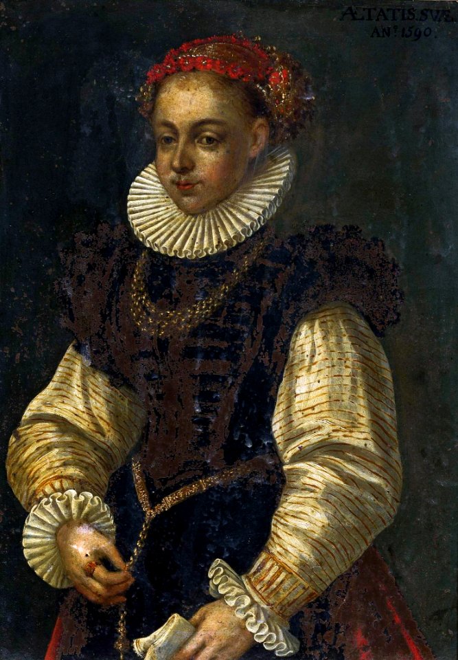German Portrait of a young woman