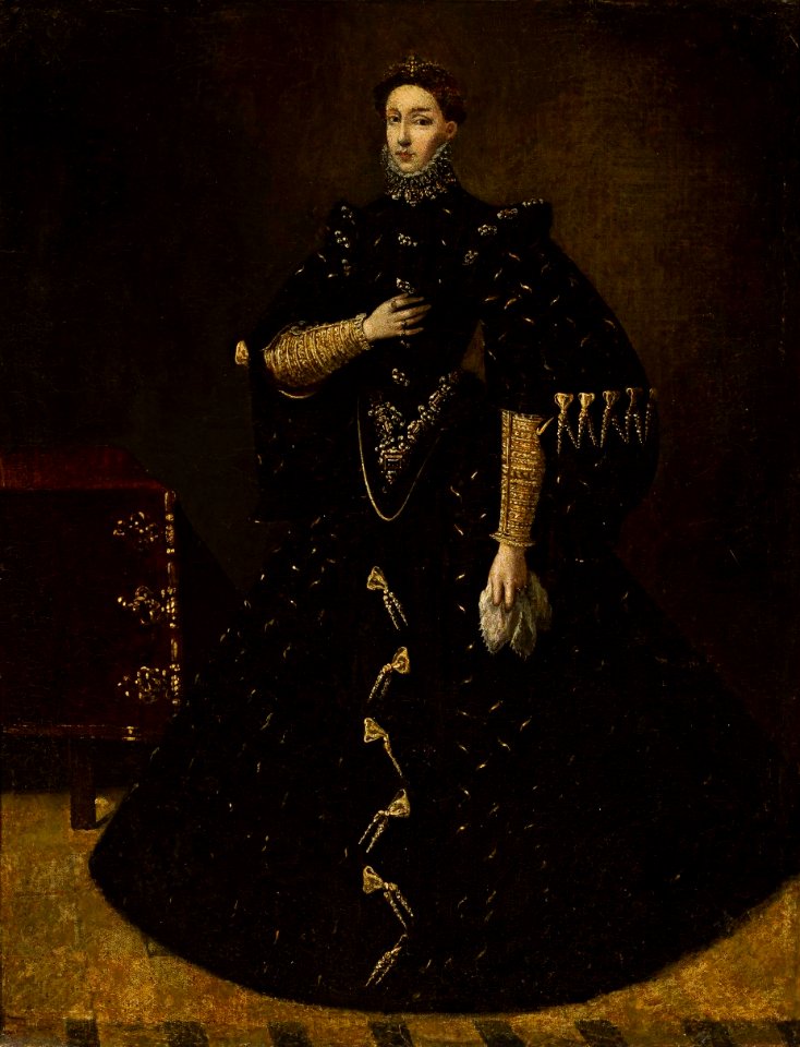 Spanish Lady in black