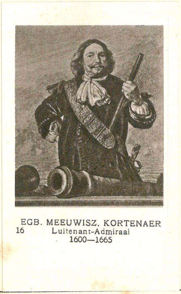 16 EGB. Meeuwiszoon Kortenaer, Luitenant-Admiraal, 1600-1665