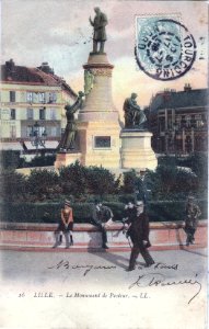 16 Lille. — Le Monument de Pasteur. – LL