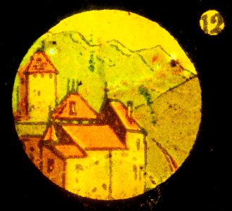 16 picture frame with Buildings and Landscapes, no12 Landscape