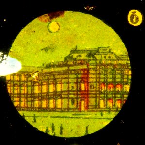 16 picture frame with Buildings and Landscapes, no6 Building