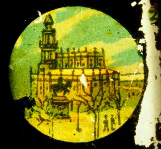 16 picture frame with Churches, no12-001