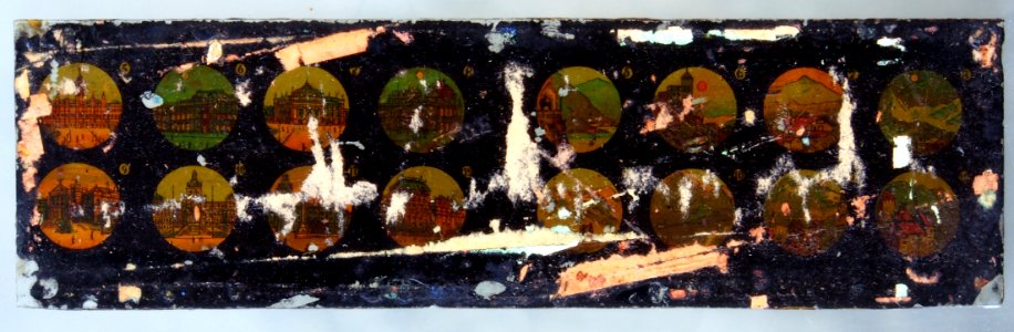 16 picture frame with Buildings and Landscapes
