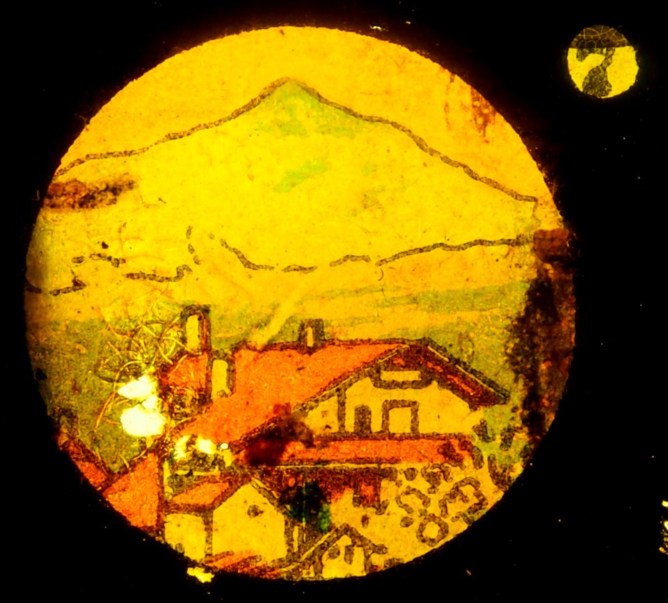 16 picture frame with Buildings and Landscapes, no7-Landscape