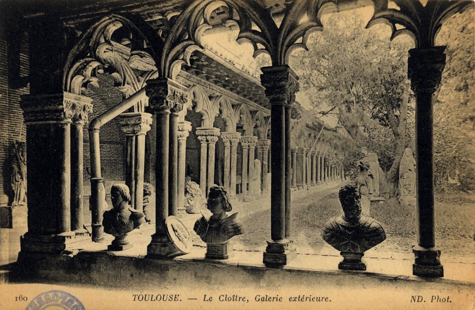 160. Toulouse. Le cloître, galerie extérieure. ND Phot. - FRAC31555 9Fi3008