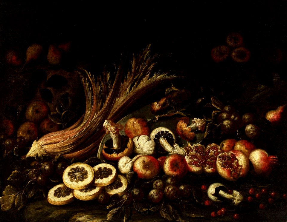 Spain Still life with mushrooms