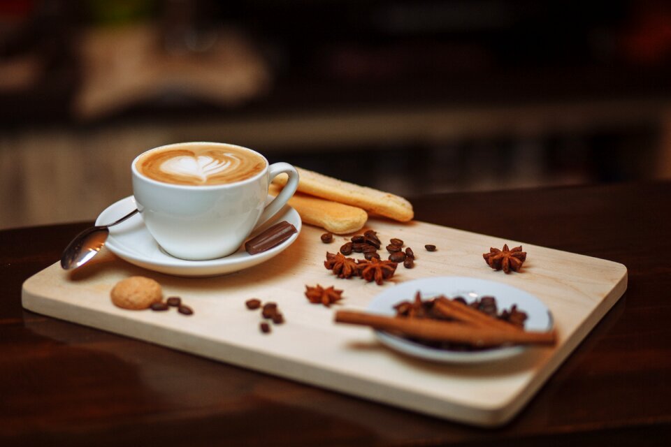 Cup cappuccino saucer