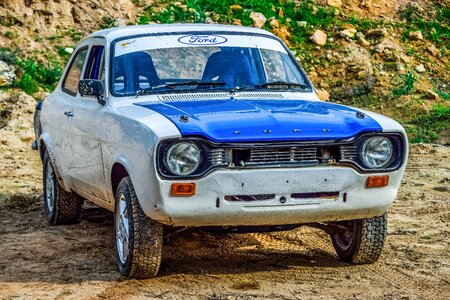 Vehicle classic car rally