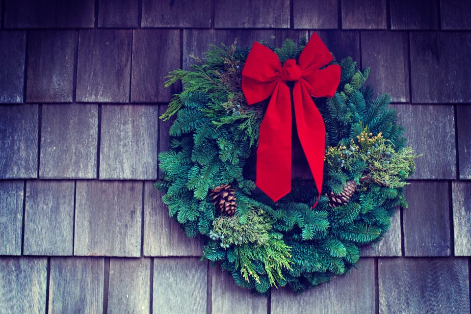 Red ribbon christmas