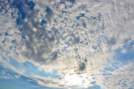 Cloudy sky nature dark clouds photo