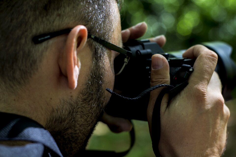 Portrait human photographer