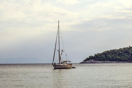 Morning sea sky photo