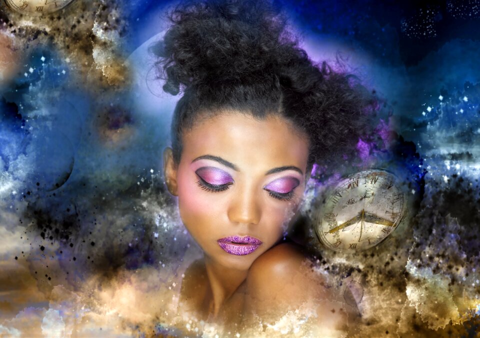 Blue emotions imagination