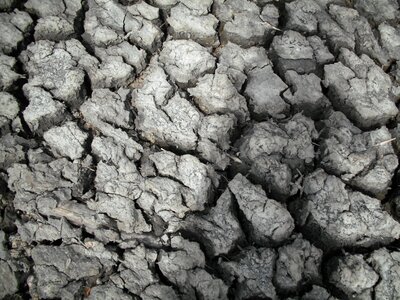 Earth dry crack