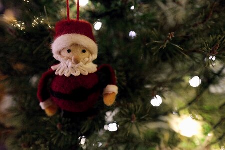 Santa claus toy decoration photo