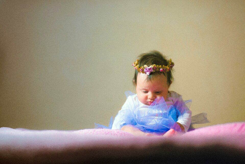 Girl toddler flower