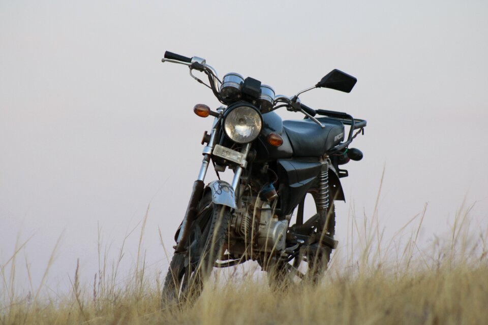 Motorcycle technique headlights