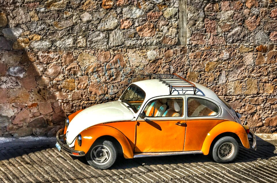 Vintage old travel