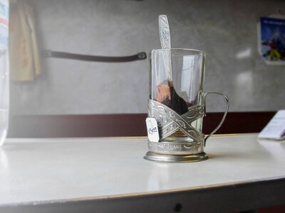 Drink indoor gray tea photo