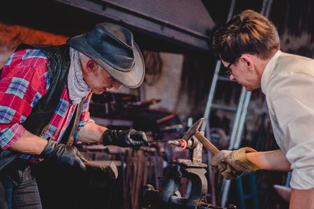 Industry blacksmith handmade photo