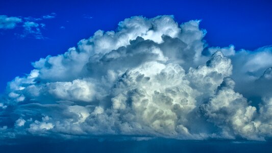 Stormy weather cloudscape photo