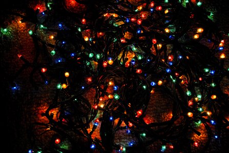 Lights new year's eve holiday