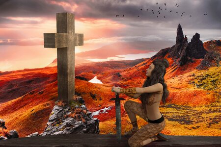 Sword cross faith