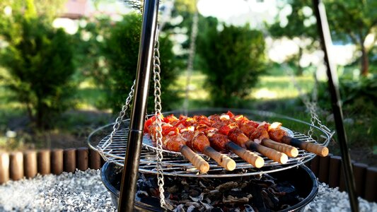 Sausage sausages grilling