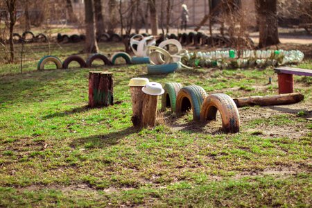 Wheel rubber bench