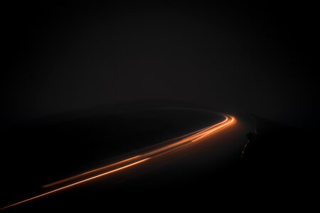 Road light black road