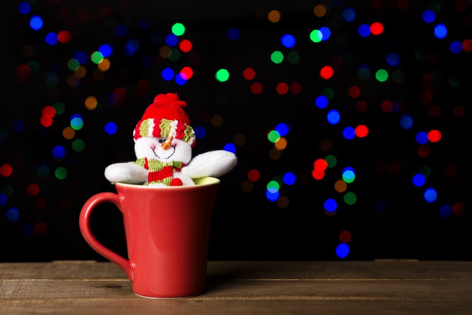 Santa claus snow december
