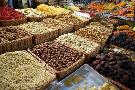 Market fruit booth