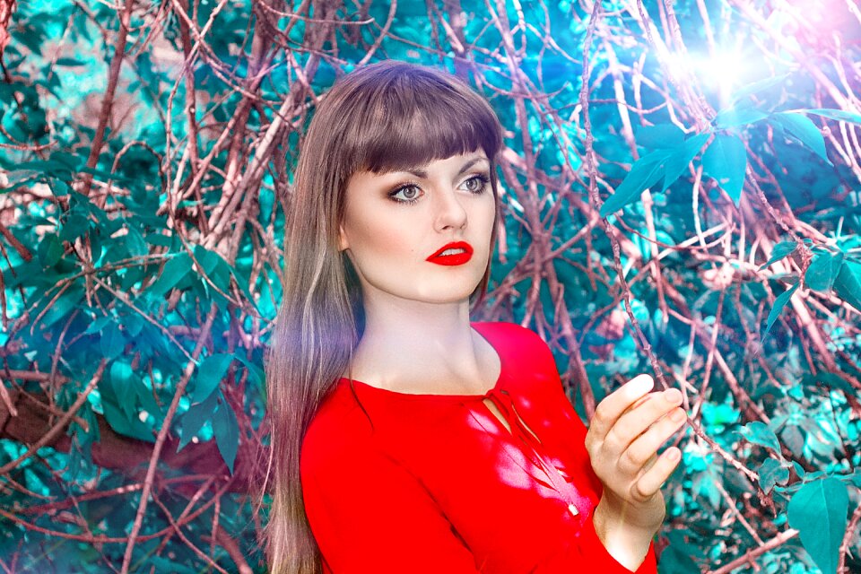 Nature woman fashion