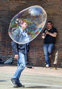 Man bubble italian