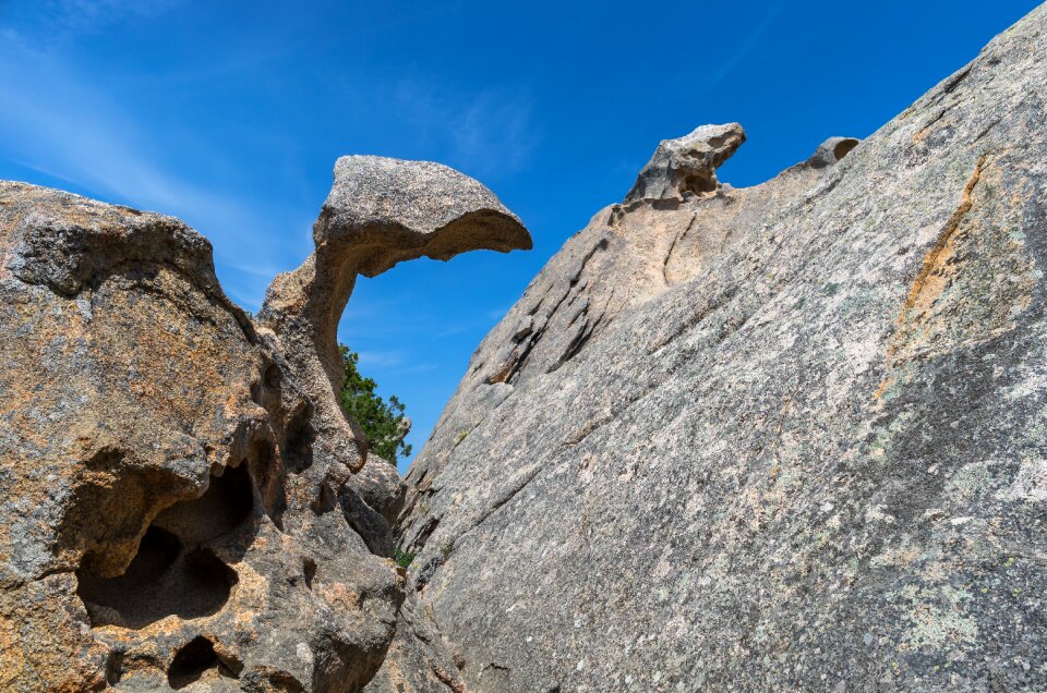 Sky landscape corsica